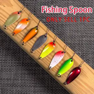 High-Reflective Spoon-Shaped Lure Bionic Scales + Single Hook Anti-Hang Design, Stream Shallow Water Killer, Super Reflective Sunlight Attraction