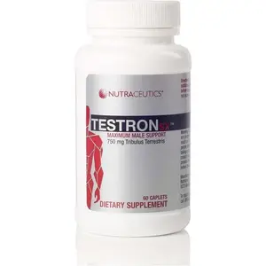 Nutraceutics Testron SX 60 Caplets - 750mg Tribulus Terrestris & TSX Blend 1050mg - Maximum Male Support - US Manufactured - Natural Botanicals for Men's Health