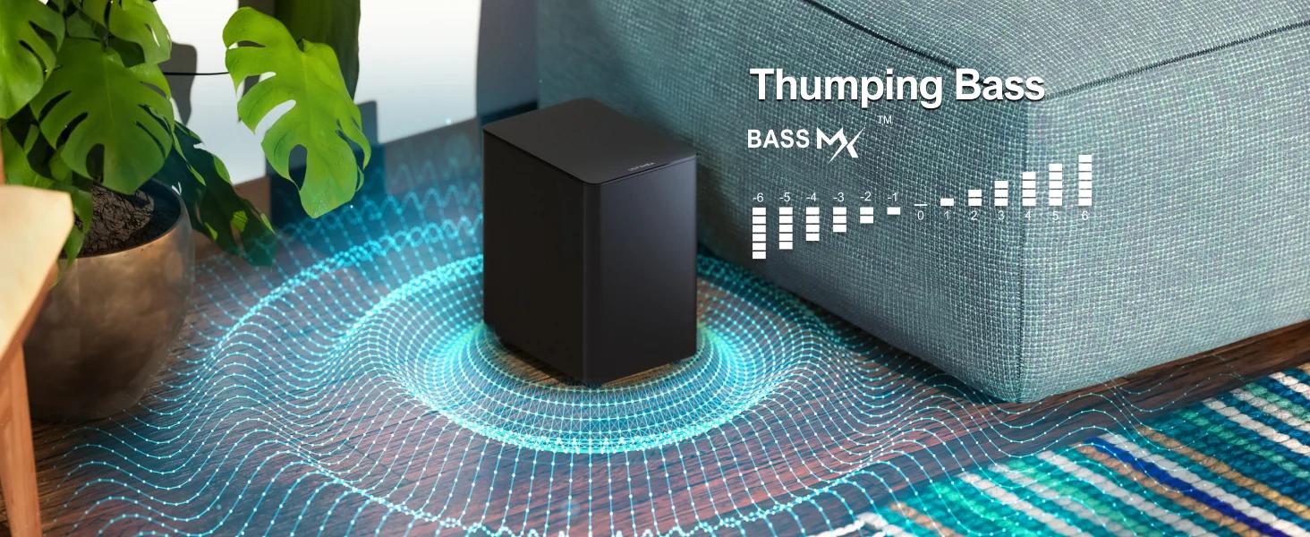 ULTIMEA 5.1 Sound Bar, 352W Surround Sound System for TV, 3D Sound Bars for Smart TV with Subwoofer,Adjustable Surround and Bass, Home Audio Soundbars for TV, HDMI ARC, Poseidon M3T#SummerVibes