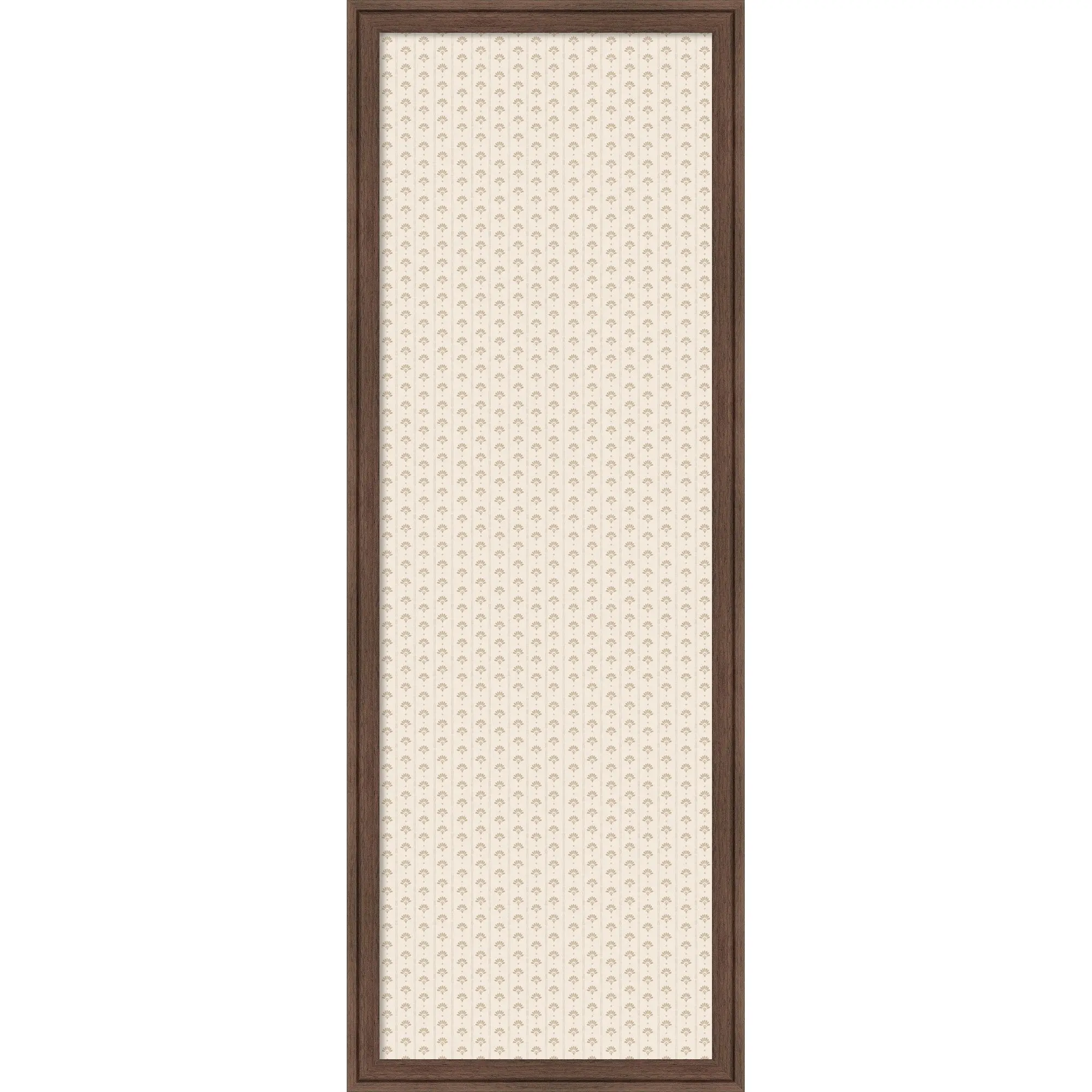 Framed Fabric Magnetic Board Palms Wall Organization