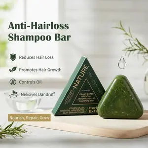 Repairs damaged hair Shampoo Bar - promotes hair growth, suitable for hair loss, dry, oily, and dandruff-prone hair, everyday use or special hair care#Summervibes summervibes