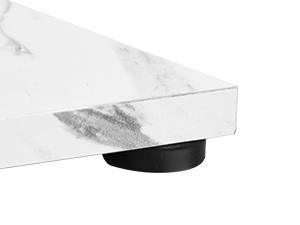 DWVO Gold Console Table, Modern Sofa Table for Living Room, Hallway, Entryway, 40 inch Narrow Entryway Table, Faux Marble White