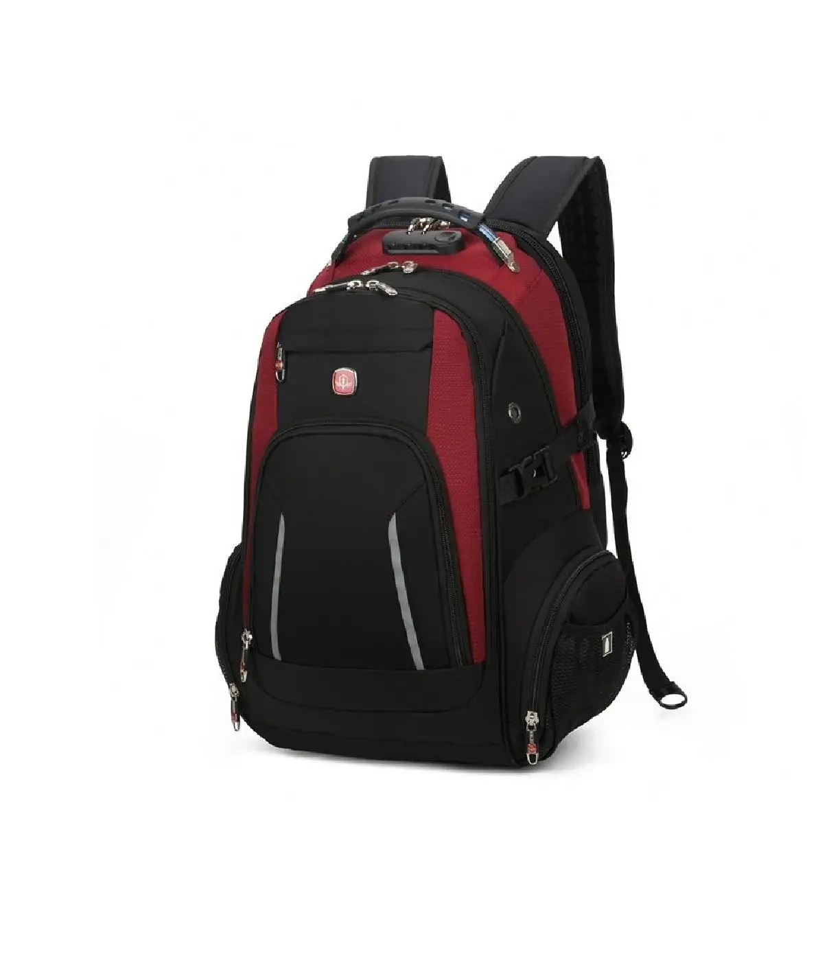 Travel Large Capacity Bag Laptop Backpack Model 5061 Waterproof Multi-function 20-39 Liter Nylon Unisex Business Outdoor with USB