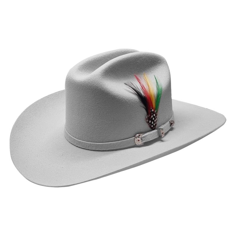 Morcon 20x Chaparral Black Felt Cowboy Hat 3.5" Brim 4.5" Short Crown Texana Estilo Panter Estilo Sinaloa