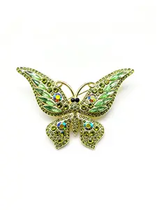 Elegant Butterfly Brooch Pin, Luxurious Fashion Accessory for Women, Stylish Clothing Decoration, Perfect Gift Idea, Wedding, Bridal