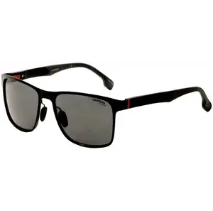Carrera Men's 57 mm Matte Black Sunglasses CARRERA8026-S-003-57
