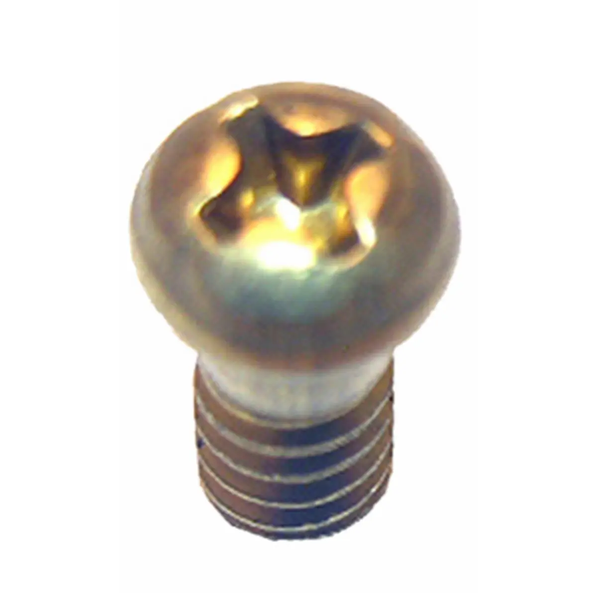Larsen Supply Brass Faucet Bibb Screws, S-9 Style, 3/8 in. x 10-24 Thread, Part No. XS-553P, Pack of 10, 3/8 In. X 10-24 S-9-Brass