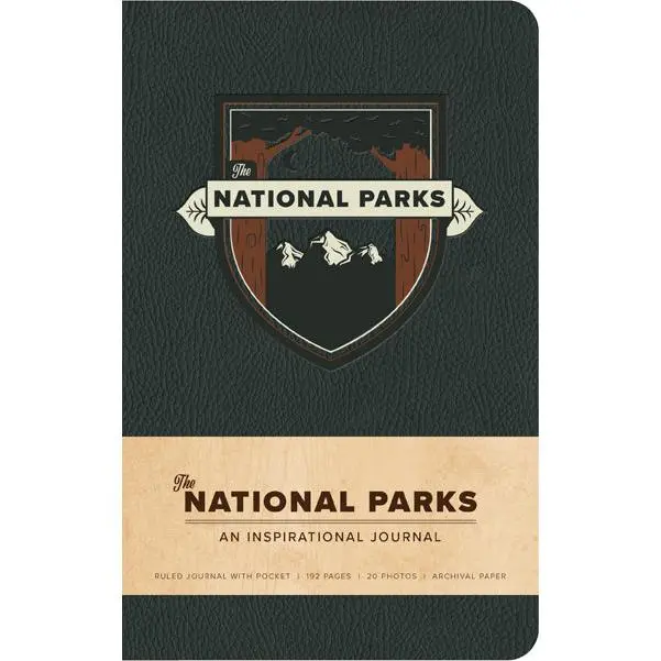 National Parks Inspirational Journal, Recycled Paper Notebook for Self-Discovery, Office Stationery Supply