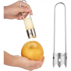Pepper Seed Corer, 2024 New Upgraded Stainless Steel Fruit Core Remover Apple Core Seed Remover Vegetable Corer Tool for Vegetables Fruit Kitchen Utensils
