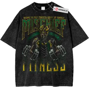 Loki Shirt, MCU Avengers Comics Shirt, Vintage Tee 45741 1936