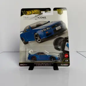 2025 Hot Wheels Premium Timeless Icons Nissan Skyline GT-R V-Spec II (BNR34) Restock