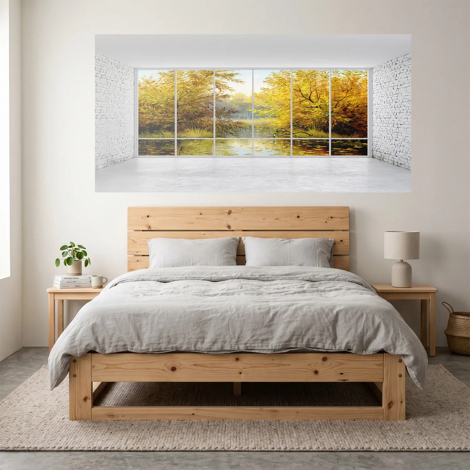 Self-Adhesive Bed Head Sticker, Peel and Stick, PVC Waterproof, Refresh Your Bedroom, Universal Wall Sticker