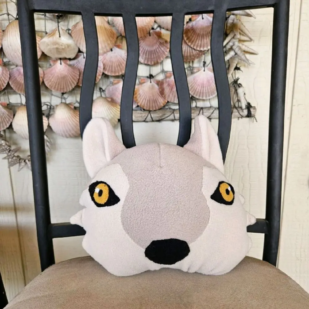 Wolf Head Pillow