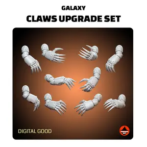 M4 Power Claws | Galaxy Marine Bits (10) - Battle Brothers - Tortugabay - 3d Printed Mini Marines