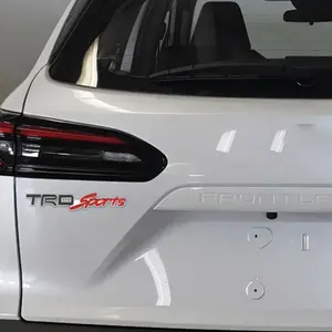 Trd Sport Logo Decal Car Stickers, Reflective 3D Metal, Automotive Accessories for Toyota Trd Pro, Corolla, Yaris, Chr, Auris, Rav4, Prius, Prado, Universal Car Sticker