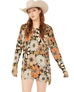 Show Me Your Mumu Women's Floral Print Bonfire Sweater - Mf3-4586