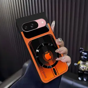 Luxury Sports Car Aesthetic MagSafe Case Anti-Scratch Magnetic Glass Cover for Google Pixel 9 ---975