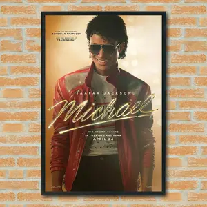 [Unframe] [Free ship] Michael Movie Poster, Movie Fan Collectibles,Wall Decor posters,Home Decor,Wall Art,Poster Gifts, Canvas Art Print