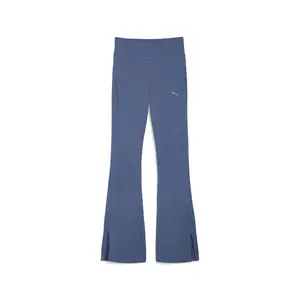 PUMA Womens Her High Waist Flared Leggings Casual - Blue