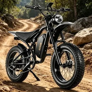 3000W/4700W Peak Electric Dirt Bike for Adults/Teen,40-50MPH Speed，100-130 Miles Commuter Electric Bike, Lightweight Aluminum Alloy Frame,Puncture-Resistant Tire, Dual Suspension,Dual Hydraulic Brake