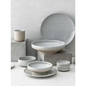Household Dinner Plate, Flat Plate, Bowl And Plate Set