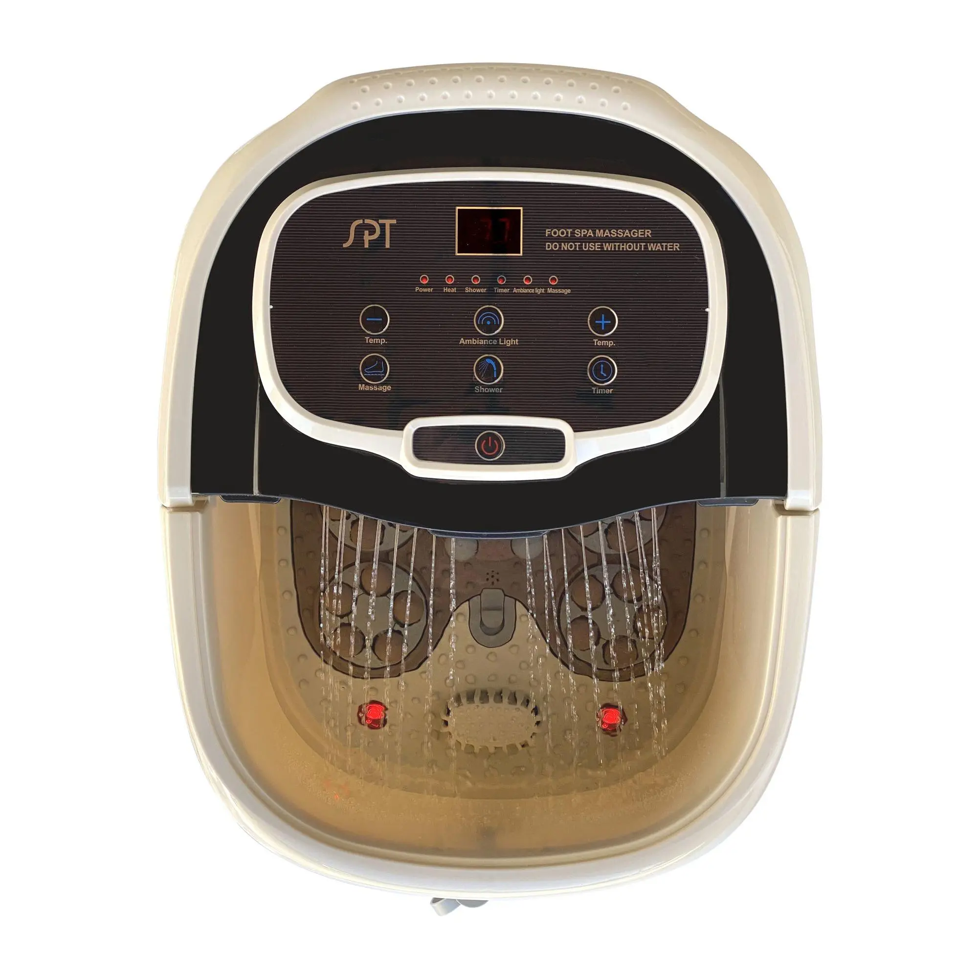 SPT Foot Spa Bath Massager w/ Motorized rollers SPT Foot Spa Bath Massager w/ Motorized rollers
