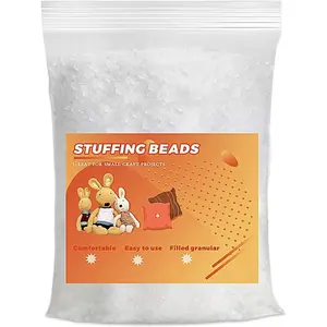 1.77lb Stuffing Beads, Weight Stuffing Beads, Craft Stuffing Beads, Rubber Filler Beads for Weighted Stuffed  - 800g