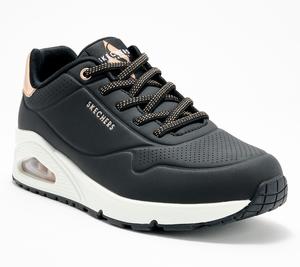 Skechers Street Uno Lace-Up Sneakers - Shimmer Away