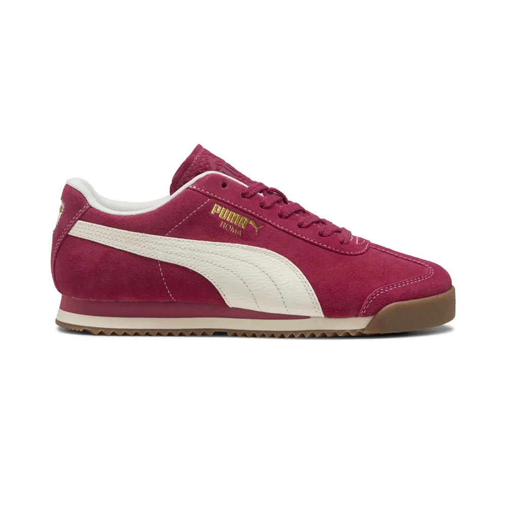 PUMA Mens Roma Suede Lace Up Sneakers Shoes Casual - Red