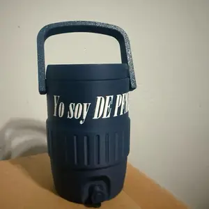 Igloo-Style Drinkware Cooler Koozie i- Customizable Color Combo for Desk Garage or Game Day Setup