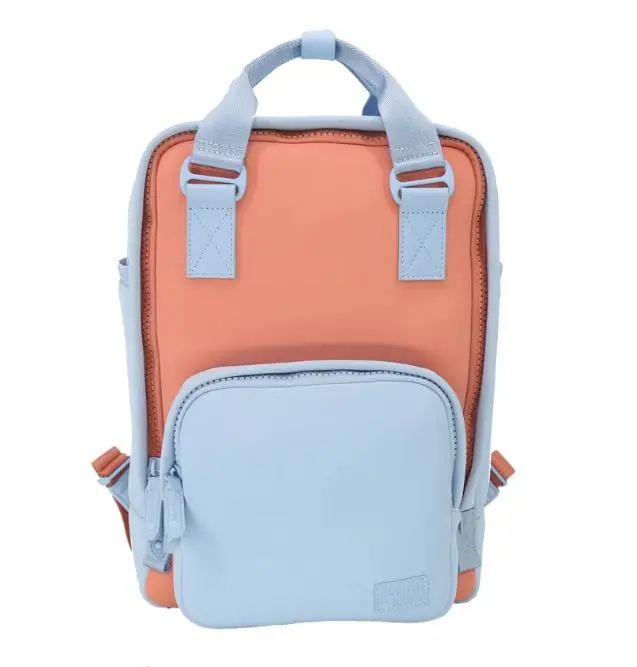 Pacific Mason Neoprene ELITE Backpack - POWDER BLUE x CRABAPPLE