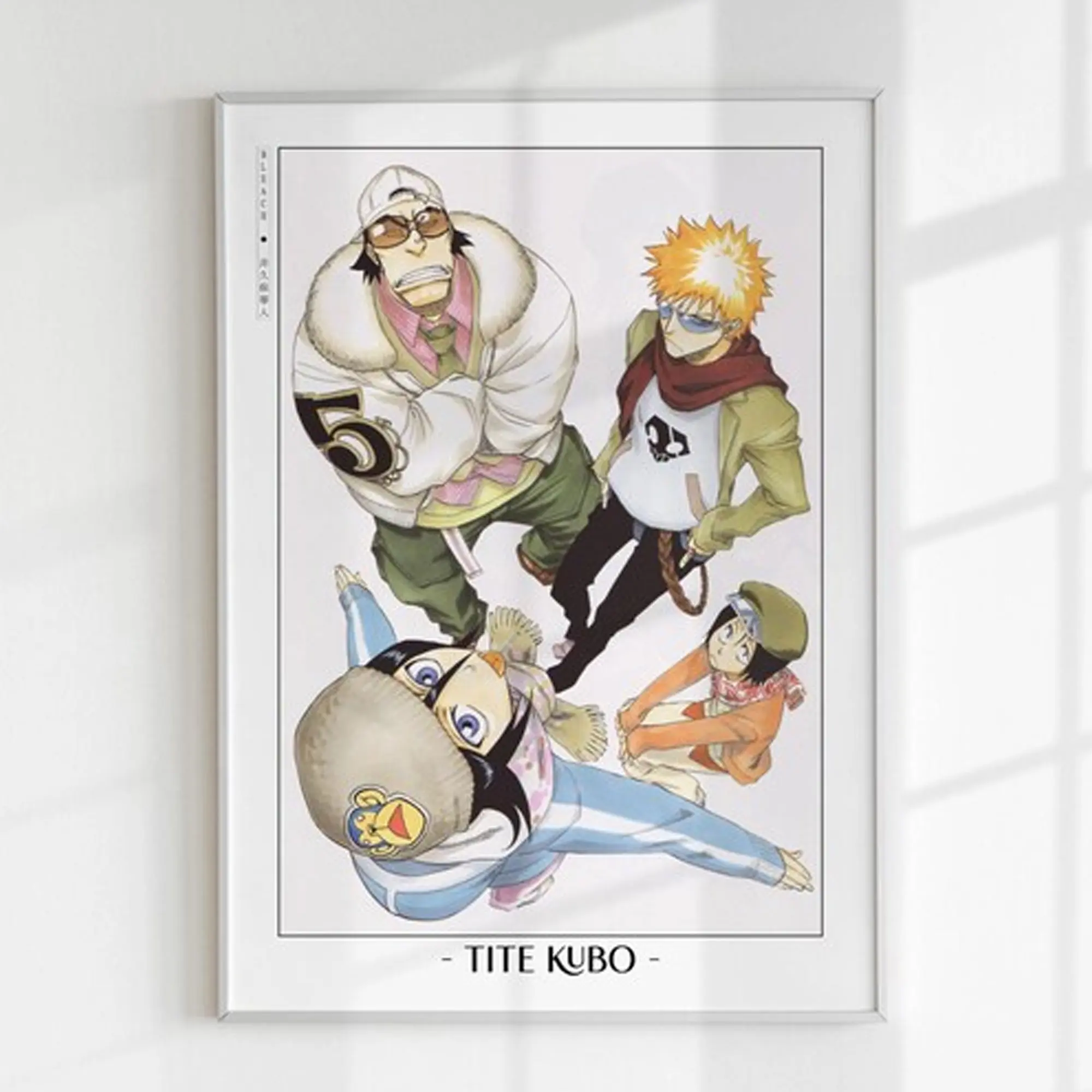 Bleach Anime Poster, Ichigo Manga Decor, Shonen Wall Art, Tite Kubo Art Print, Gift For Fans