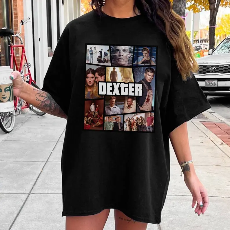 Dexter GTA Style Shirt, Dexter Morgan Vintage Shirt, Dexter Movie Shirt, Retro Dexter Movie Tshirt, Dexter TV Show