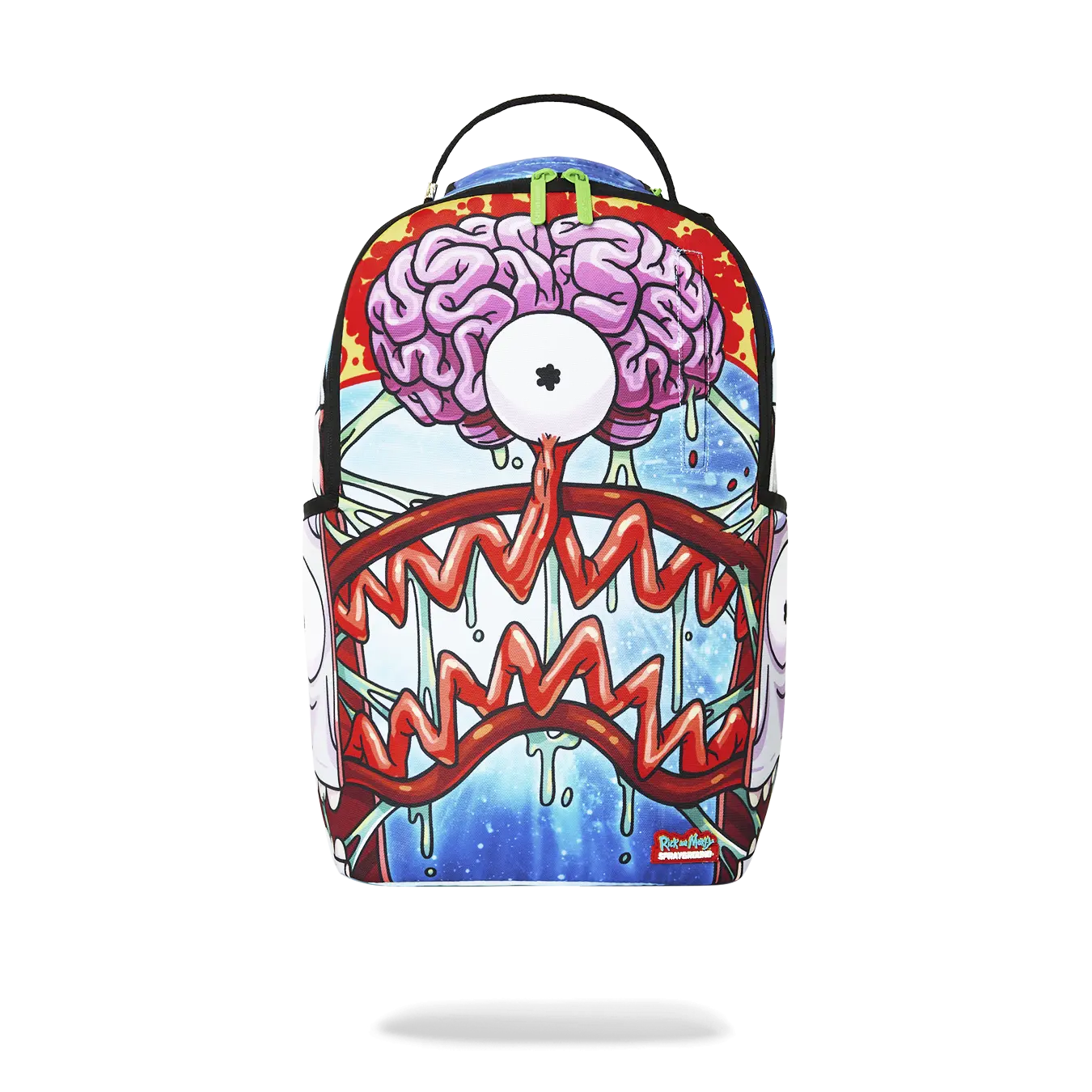 RICK AND MORTY SPLIT RICK HEAD GUTS BACKPACK