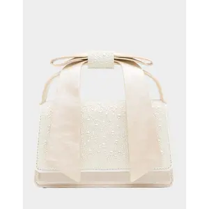Betsey Johnson BOW FLAP MINI BAG IVORY