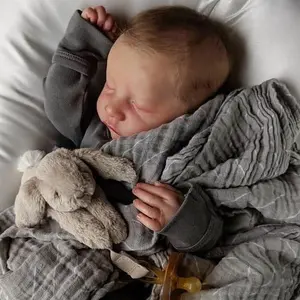 #mothersdaygift [WOOROY] Realistic Reborn Baby Doll Levi - 18 Inch Sleeping Newborn Doll with Weighted Cloth Body for Kids & Dementia Gifts