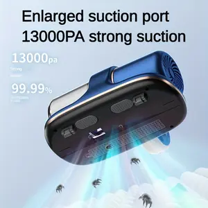 Super powerful suction USB fast charging wireless handheld purple UV disinfection mite remover, strong and portable suction power, vacuum bucket can be washed, vibration patting deep mite removal dust, large battery long life, vacuum durable
