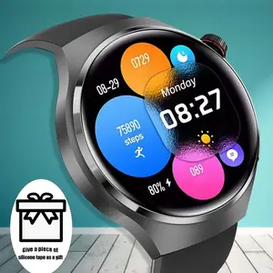 Men Commerce Smartwatch Women 1.52 Inch HD Screen BT-compatible Calling Health Tracker Sport Modes Notification Reminder Voice Assistant Motion Trajectory Custom Photo Music Control Smartwatches Men Sports