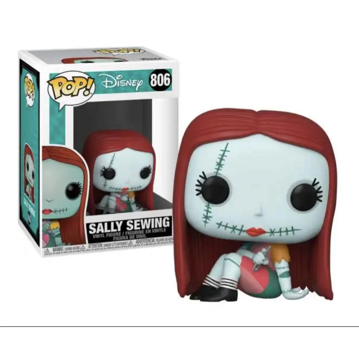 Funko Pop Disney Nightmare Before Christmas Sally Sewing #806 with Protector Collectible Vinyl Figure