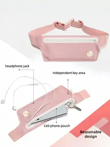 2026 New Running Belt, Marathon Running Waist Bag, Phone Key Holder, Reflective, Lightweight, Waterproof, Unisex, Ideal for Daily Fitness and Professional Running