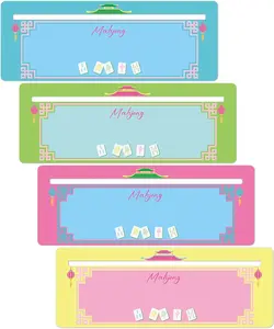 4Pcs Mahjong Line Finder Mahjong Card Guide Mah Jong Card Accessories and Gifts Game Rules Reader Helper Strategy Tool for Beginners Players Lovers Travel Parties Competitions Game Nights Supplies valentine cards kids Quick Dry Black Gel Pens christmas