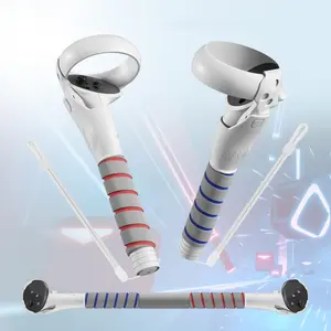 4 in 1 Long Handle Controller Accessories, Long Arm Extension Controller Accessories, VR Game Accessories for Beat Saber/Golf Club Games