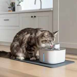 UnpluggedPaws Pro: 4L Cordless Stainless Steel Pet Fountain
