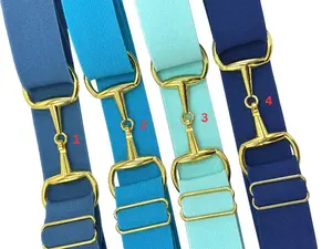 1.5 inch Handmade Adjustable Equestrian Elastic Belt