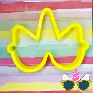 Unicorn Sunglasses Cookie Cutter