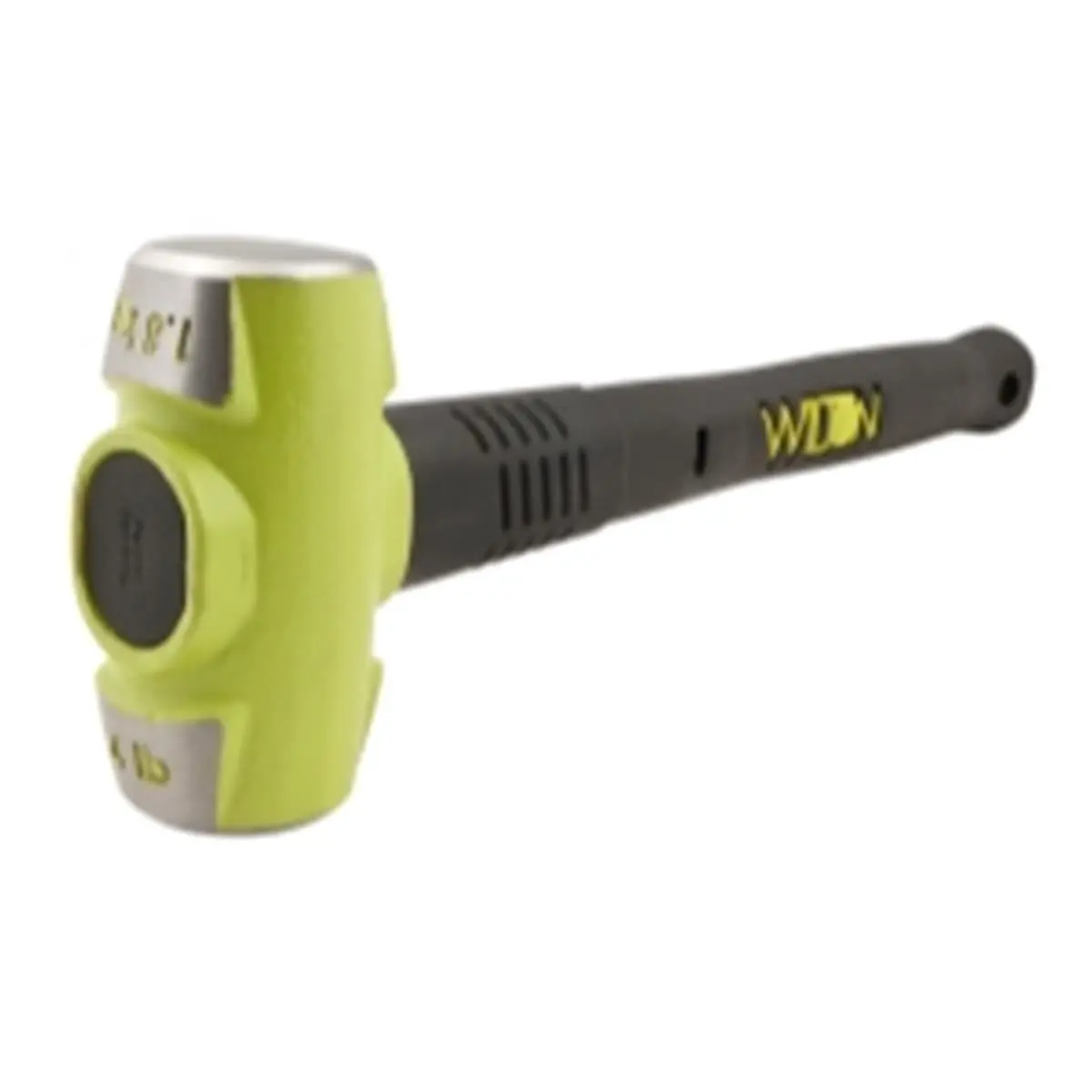 Wilton BASH Series Metal Sledge Hammer (WIL20412) - 4 Lb Drop-Forged Head, 12 In. Length, Non-Slip Grip, Steel Core, Anti-Vibe Neck, Lanyard Hole, Prevents Injury From Repeated Use, Prevents Head Dislodging, For Jobsite Users, Driving Stakes, Setting Bolt