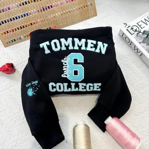 Vintage Tommen College Embroidered Sweatshirt and Hoodie, Bookish Merch, Bookish Gift Johnny Kavanagh Lynch Joey, Boys of Tommen