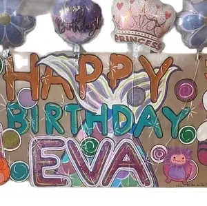 Custom Birthday Hand Painted Banner for your special occasion!