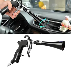 Dry Cleaning Blower Gun Power Tool - Adjustable Airflow Nozzle, Portable, Handheld Convenience, Pressure-Driven Quick Dirt Removal, Compatible with Black Air Compressor
