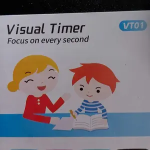 60 Minute Visual Timer with Protective Case Rainbow Disk Countdown Game Silent Timer for Classroom Kitchen Office Thanksgiving Cooking Utensils Easy to Use No Ticking Mute Function Cover